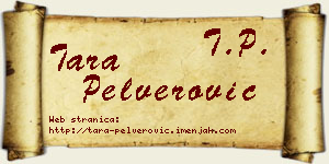 Tara Pelverović vizit kartica
